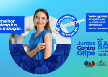 Campanha de vacinação para a advocacia contra a gripe começa no dia 6 de maio