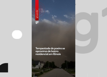 VÍDEO: Nuvem de poeira 'engole' bairro residencial em Illinois, nos EUA