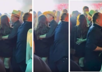 VÍDEO: Dorner é visto aos beijos com morena durante Exponorte