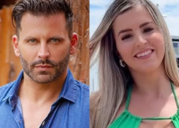 Henri Castelli nega affair, mas é visto aos beijos com loira