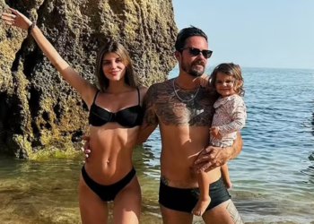 Paulo Vilhena curte férias com esposa e filha, em Portugal: ‘minha família’