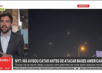 Irã ataca base americana: VÍDEO mostra mísseis no céu de Doha, no Catar