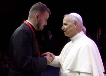 Seminarista de Cuiabá encontra Papa Leão XIV