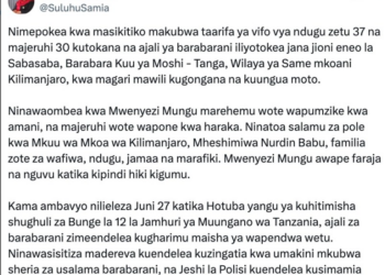 Acidente de ônibus deixa pelo menos 37 mortos e 30 feridos na Tanzânia