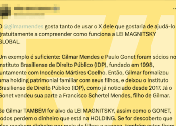 Entenda a Lei Magnitsky, citada pelos EUA como sanção contra Moraes.