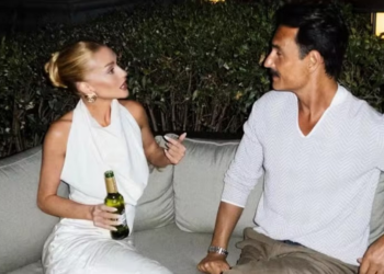 Marina Ruy Barbosa e Rodrigo Santoro registram encontro em Paris: ‘Torneio’