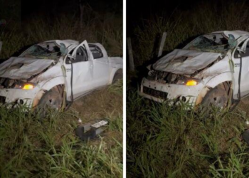 Motorista morre e irmão fica ferido em acidente com Hilux
