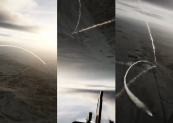 É #FAKE vídeo que mostra caça de Israel desviando de míssil; trata-se de um jogo