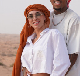 Tainá Castro e Éder Militão curtem lua de mel