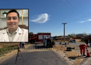 Câmeras flagram acidente entre caminhão e Nivus que matou médico