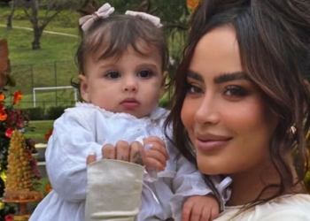 Rafaella Santos se declara à Helena, filha de Neymar em aniversário da menina: ‘Tutuca’