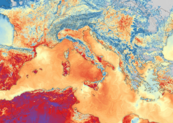 Imagem de satélite mostra calor extremo no sul da Europa; VEJA