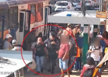 Foragido da Justiça é identificado por câmeras inteligentes do Estado e preso em ponto de ônibus; vídeo