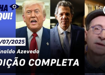 Olha Aqui com Reinaldo Azevedo | Programa completo | 09 de julho de 2025