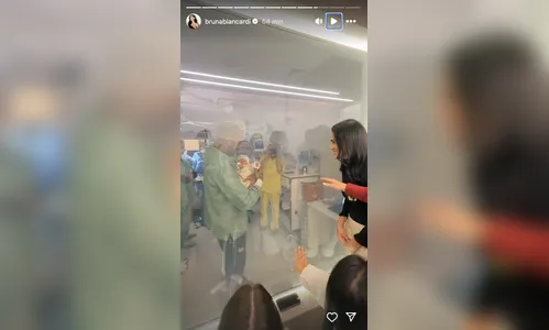 Bruna Biancardi exibe imagens inéditas do parto de Mel