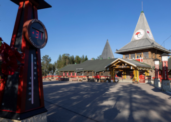 VÍDEO: Vila do Papai Noel na Finlândia ultrapassa os 30 °C