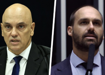 Jornal americano diz que Eduardo Bolsonaro trabalha com governo Trump para impor sanções a Moraes