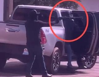 VÍDEO – Bandidos roubam banco no interior de MT e fogem com reféns