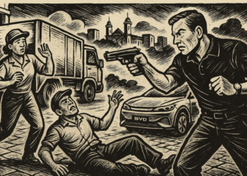 Matou o gari e foi à academia