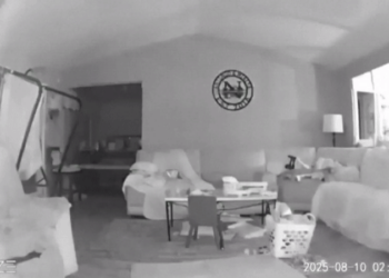 Caminhonete invade casa nos EUA e quase atinge crianças que dormiam na hora do acidente; VÍDEO