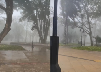 Chapada amanhece tomada por neblina; veja vídeo