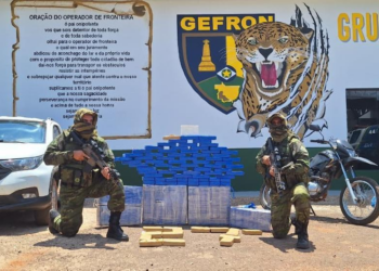 Forças de segurança apreendem R$ 4,9 milhões em cocaína na fronteira com a Bolívia; veja vídeo