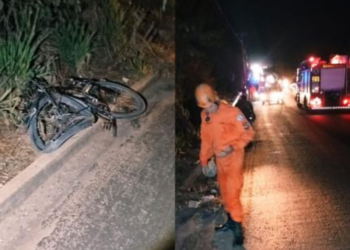 Ciclista é atropelado e morre na Rodovia do Peixe