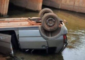 Uno cai em rio e mulher morre em acidente