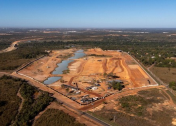 Obras do condomínio Lago Di Vino estão avançadas
