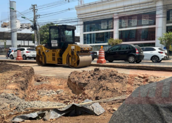 Avenida do CPA opera com faixa mais estreita a partir desta segunda-feira