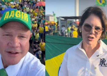 Políticos de MT participam de ato pela anistia a Bolsonaro e presos do 8 de Janeiro