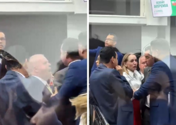 Chico 2000 chama Dias para porrada: "Seu bosta"