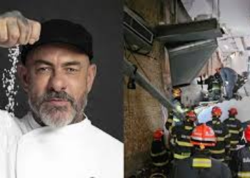 Teto de restaurante em que Fogaça é chef desaba em SP; uma mulher morreu