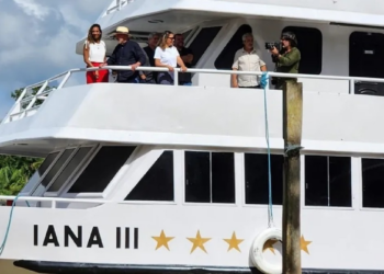 Navio que hospeda Lula e Janja em Belém tem diária de R$ 5,3 mil o casal