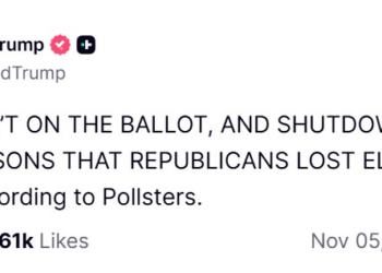Após derrota política, Trump diz que republicanos perderam porque ele não disputou a eleição