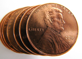 Penny, moeda de 1 centavo americana, morre aos 232 anos