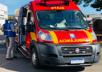 Motociclista sofre ferimentos após acidente em Apucarana