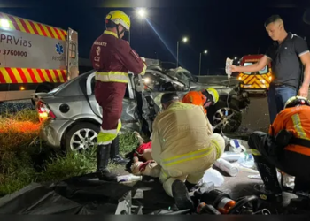 Agente da PRF é atingido por veículo durante atendimento a acidente em Apucarana