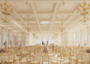 Trump força a barra ao promover seu controverso salão de festas, após tentativa frustrada de assassinato