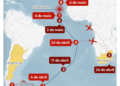 Surto de hantavírus: MAPA mostra rota de cruzeiro e cronologia da crise sanitária