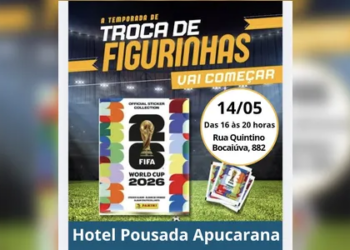 Apucarana terá primeiro encontro para troca de figurinhas da Copa de 2026