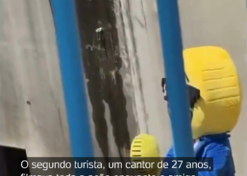 Turista norte-americano é preso após invadir recinto do macaco Punch em zoológico do Japão