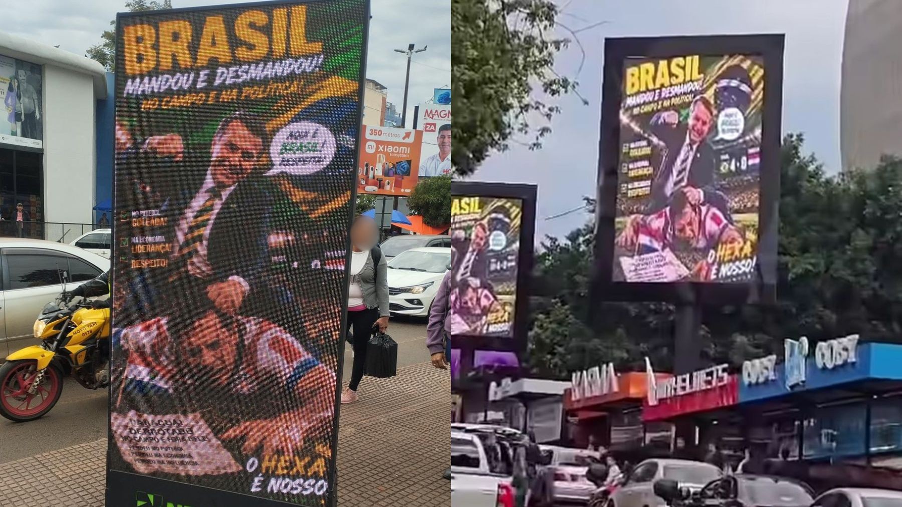 Como montagem com Bolsonaro agredindo jogador Gustavo Gómez causou confusão na fronteira e fez até o presidente do Paraguai intervir