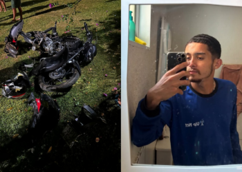 Motorista bêbado em Hilux atropela e mata motociclista em Sapezal; veja vídeo