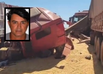 Identificado motorista que morreu em batida entre carretas na MT-438&nbsp;