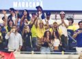 Virginia vibra com goleada do Brasil; torcida provoca e xinga influenciadora