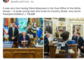 Horas após nova proposta de tarifaço, Trump posta foto com Flávio Bolsonaro