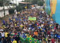 Marcha Para Jesus começa sem Flávio Bolsonaro em Cuiabá