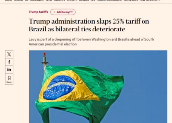 'Relação se deteriorou a meses das eleições': veja como imprensa mundial repercutiu tarifaço de Trump contra o Brasil
