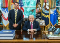 Tarifaço de Trump joga água no chope da convenção de Flávio